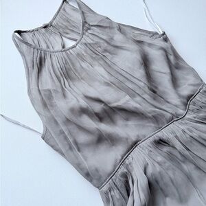 J. Crew Light Gray Chiffon Dress